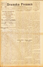 Svenska Pressen - January 12, 1933