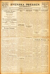 Svenska Pressen - June 1, 1933