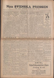 Nya Svenska Pressen - November 25, 1937