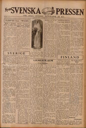 Nya Svenska Pressen - September 22, 1938