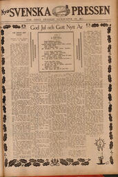 Nya Svenska Pressen - December 22, 1938