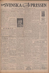 Nya Svenska Pressen - March 9, 1939