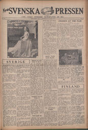 Nya Svenska Pressen - August 3, 1939