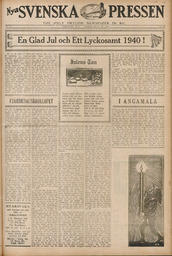 Nya Svenska Pressen - December 21, 1939