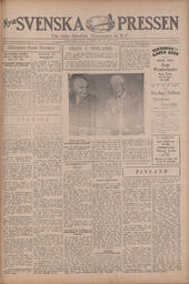 Nya Svenska Pressen - March 14, 1940