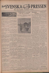 Nya Svenska Pressen - August 29, 1940
