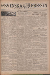 Nya Svenska Pressen - October 10, 1940