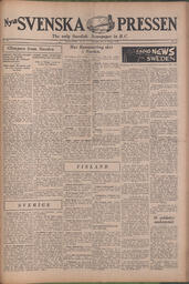 Nya Svenska Pressen - October 31, 1940