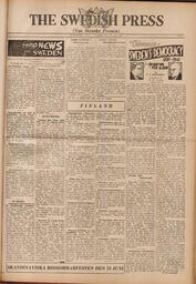 The Swedish Press - May 29, 1941
