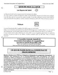   LE FRANCO-LIEN, 2005   , page 3