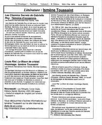   LE MOUSTIQUE PACIFIQUE, 2003   , page 6