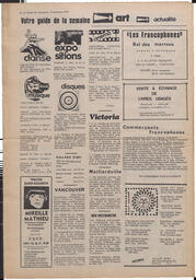 Le Soleil de Vancouver, November 2, 1973, page 12