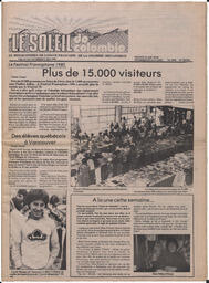 Le Soleil de Colombie, May 2, 1980, page 1