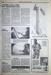   The Western Canadian Lumber Worker, Vol. XXXVI, No. 14, 2nd Issue Jul. 1967   , page 9
