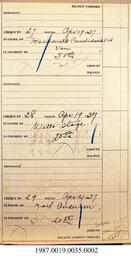 Receipts, 1937 - Hong And Lee Chong Collection