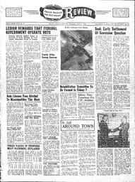 Saanich Peninsula And Gulf Islands Review Wed, August 1, 1945 (Page 1)