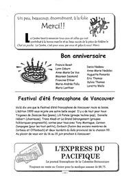   L'ANSE-AU-SABLE, 1999   , page 11