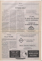 Le Soleil de Colombie, April 23, 1993, page 9