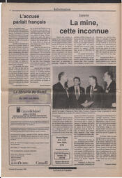 Le Soleil de Colombie, November 30, 1990, page 4