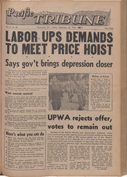   The Pacific Tribune - Friday, September 19, 1947   , page 1