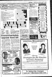 The Review Wed, November 22, 1989 (Page 19)