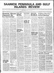 Saanich Peninsula And Gulf Islands Review Wed, January 29, 1941 (Page 1)