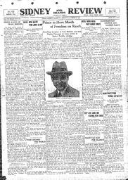 Sidney And Islands Review Thu, September 13, 1923 (Page 1)