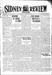 Sidney And Islands Review Thu, April 13, 1916 (Page 1)