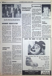   The Western Canadian Lumber Worker, Vol. XXXIII, No. 23, 2nd Issue Nov. 1966   , page 3