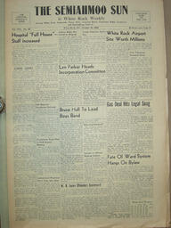 The Semiahmoo Sun and White Rock Weekly, October 21, 1954 (Page 1)