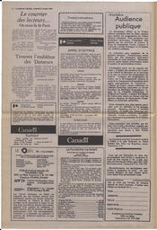 Le Soleil de Colombie, October 12, 1984, page 2