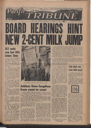   The Pacific Tribune - Friday, November 9, 1951   , page 1