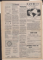 Le Soleil de Vancouver, October 19, 1973, page 12
