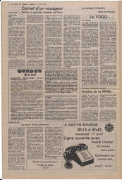 Le Soleil de Colombie, April 17, 1981, page 4