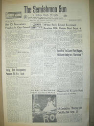 The Semiahmoo Sun and White Rock Weekly, August 29, 1957 (Page 1)