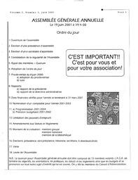   L'ANSE-AU-SABLE, 2001   , page 5