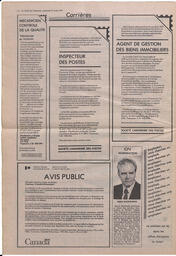 Le Soleil de Colombie, April 10, 1987, page 14