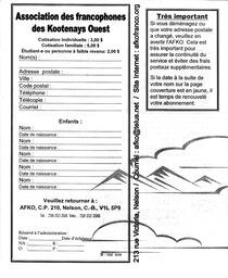   LA VOIX DES KOOTENAYS, 2005   , page 12