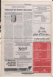 Le Soleil de Colombie, February 19, 1993, page 16