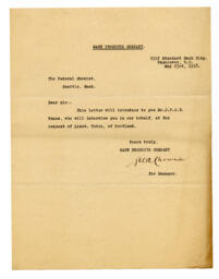 Letter of introduction, from Mann Products Company: 23-May-28