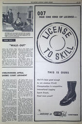   The Western Canadian Lumber Worker, Vol. XXXVI, No. 7, 1st Issue Apr. 1967   , page 2