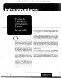 Portable initiatives, collapsible forms