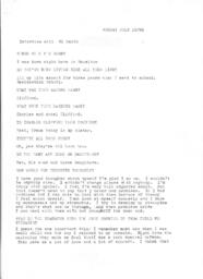 Vi Smith Interview - Transcript Part 1