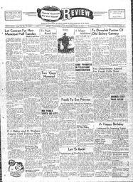 Saanich Peninsula And Gulf Islands Review Wed, October 17, 1951 (Page 1)