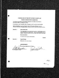 1993-01-20 - City of Port Coquitlam - Parks & Recreation Committee - Agenda and Minutes