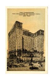 Postcard, "The Commodore," New York: [193-]