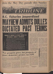   The Pacific Tribune - Friday, May 2, 1952   , page 1