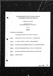 1994-06-22 - City of Port Coquitlam - Environmental Protection Committee - Agenda