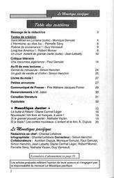   LE MOUSTIQUE PACIFIQUE, 2006   , page 2