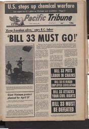  The Pacific Tribune - Friday, March 8, 1968   , page 1